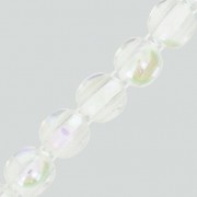 Perles en verre Dobble Beads 2 trous 8 mm Crystal AB x20|raw }}