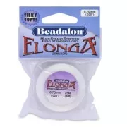 Fil élastique Elonga 0.7 mm - Multi-brins - Blanc x25m