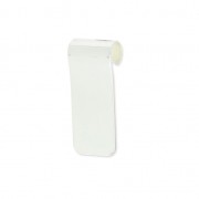 Pendentif plat à décorer 23.6x10 mm pour cordon de 3.5 mm Placage argent fin