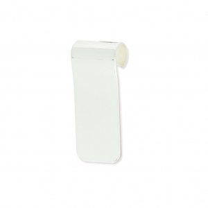 Pendentif plat à décorer 23.6x10 mm pour cordon de 3.5 mm Placage argent fin