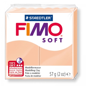 Pâte Fimo Soft 57gr Chair clair (n°43)