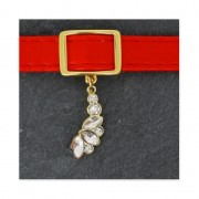 Intercalaire pour lacet 10 mm collier choker 17.5 mm Placage Argent fin vieilli x1