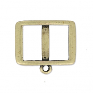 Intercalaire pour lacet 10 mm collier choker 17.5 mm bronze x1