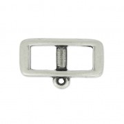 Intercalaire pour lacet 5 mm collier choker 18 mm Placage Argent fin vieilli x1|raw }}