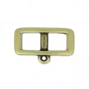 Intercalaire pour lacet 5 mm collier choker 18 mm bronze x1