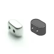 IOS® par Puca® 5,5x2,5 mm Silver Mat x10g