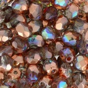 Facettes 4 mm Crystal Copper Rainbow x50