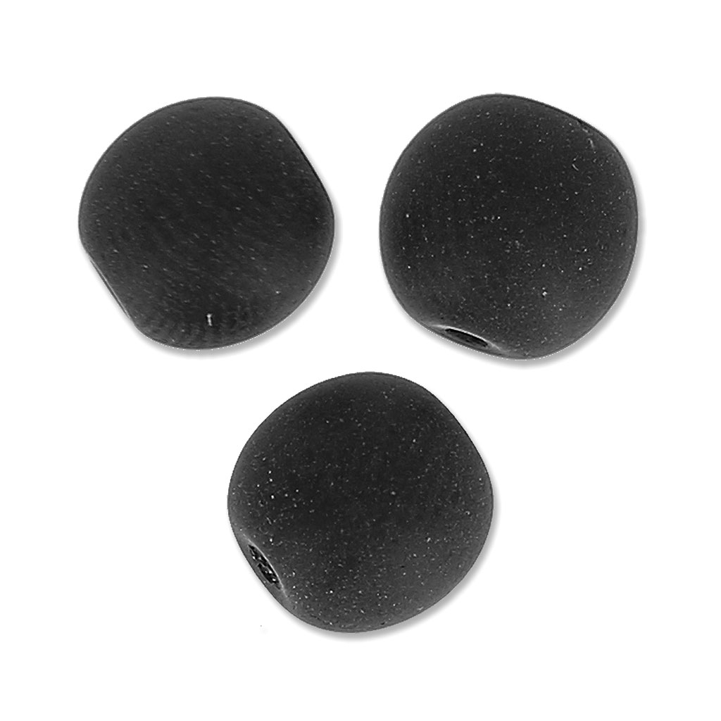 Boîte Tube De 96 Perles Gütermann En Verre Mat Givré – Rondes 6 Mm – Mauve
