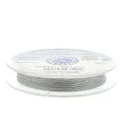 Fil de jade / Fil nylon tressé européen Griffin 0.3 à 0.5 mm Light Grey x25m