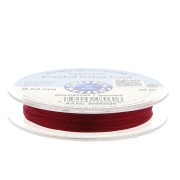 Fil de jade / Fil nylon tressé européen Griffin 0.3 à 0.5 mm Garnet x25m