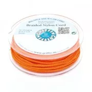 Fil de jade / Fil nylon tressé européen Griffin 0.5 à 0.8 mm Orange x25m