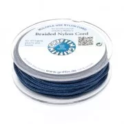 Fil de jade / Fil nylon tressé européen Griffin 0.5 à 0.8 mm Dark Blue x25m