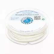 Fil de jade / Fil nylon tressé européen Griffin 0.5 à 0.8 mm Cream x25m