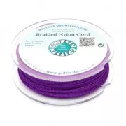 Fil de jade / Fil nylon tressé européen Griffin 0.5 à 0.8 mm Amethyst x25m