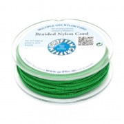 Fil de jade / Fil nylon tressé européen Griffin 1 mm Green x25m