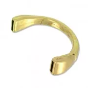 Fermoir demi bracelet aimanté pour lacet 10 mm bronze x1