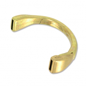 Fermoir demi bracelet aimanté pour lacet 10 mm bronze x1