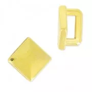Poussoir slider losange pour lacet 5 mm Doré à l'or fin x1