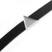 Poussoir slider triangle pour lacet 5 mm doré rose x1