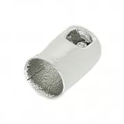 Embouts pour cordon 2.5 mm rhodié x10