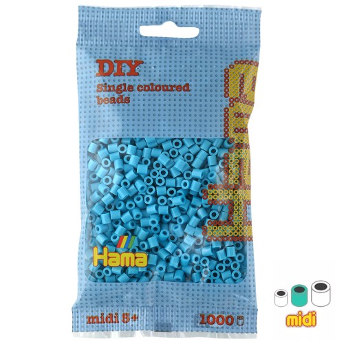 Perles à repasser Hama MIDI 5 mm Azure (n°49) x1000