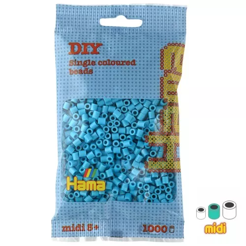 Perles à repasser Hama MIDI 5 mm Azure (n°49) x1000