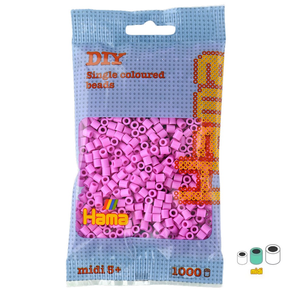 Perles à Repasser Hama MIDI (5 Mm) – 1000 Pièces Couleur Menthe Pastel – Neuves