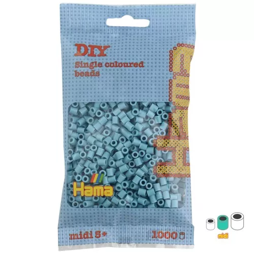 Perles à repasser Hama MIDI 5 mm Turquoise (n°31) x1000