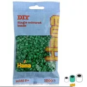 Perles à repasser Hama MIDI 5 mm Vert (n°10) x1000