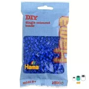 Perles à repasser Hama MIDI 5 mm Bleu foncé (n°08) x1000