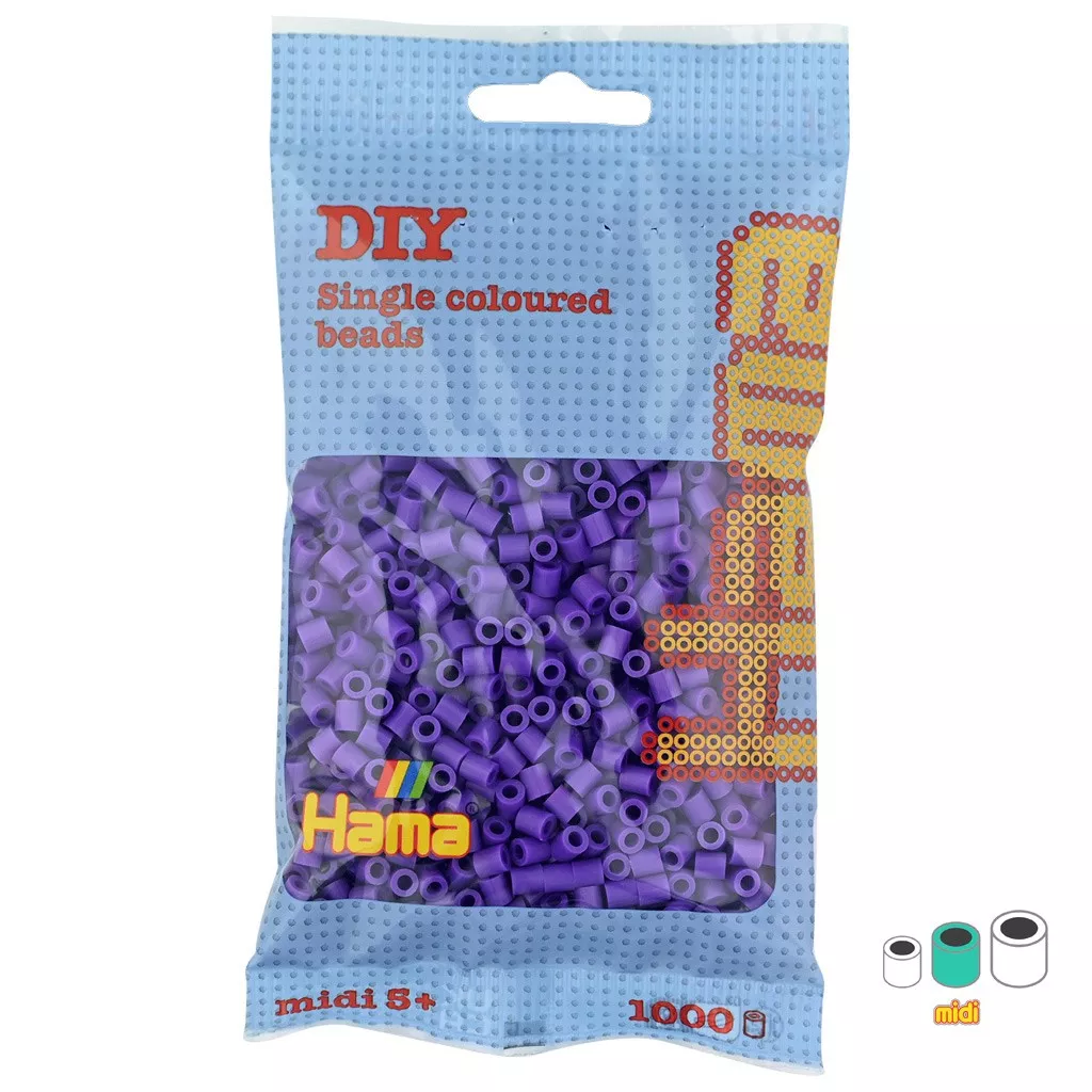 Sachet De Perles Hama - 5 Mm - Violet - 1000 Perles