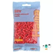 Perles à repasser Hama MIDI 5 mm Rouge (n°05) x1000