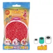 Perles à repasser Hama MIDI 5 mm Rouge Néon (n°35) x1000
