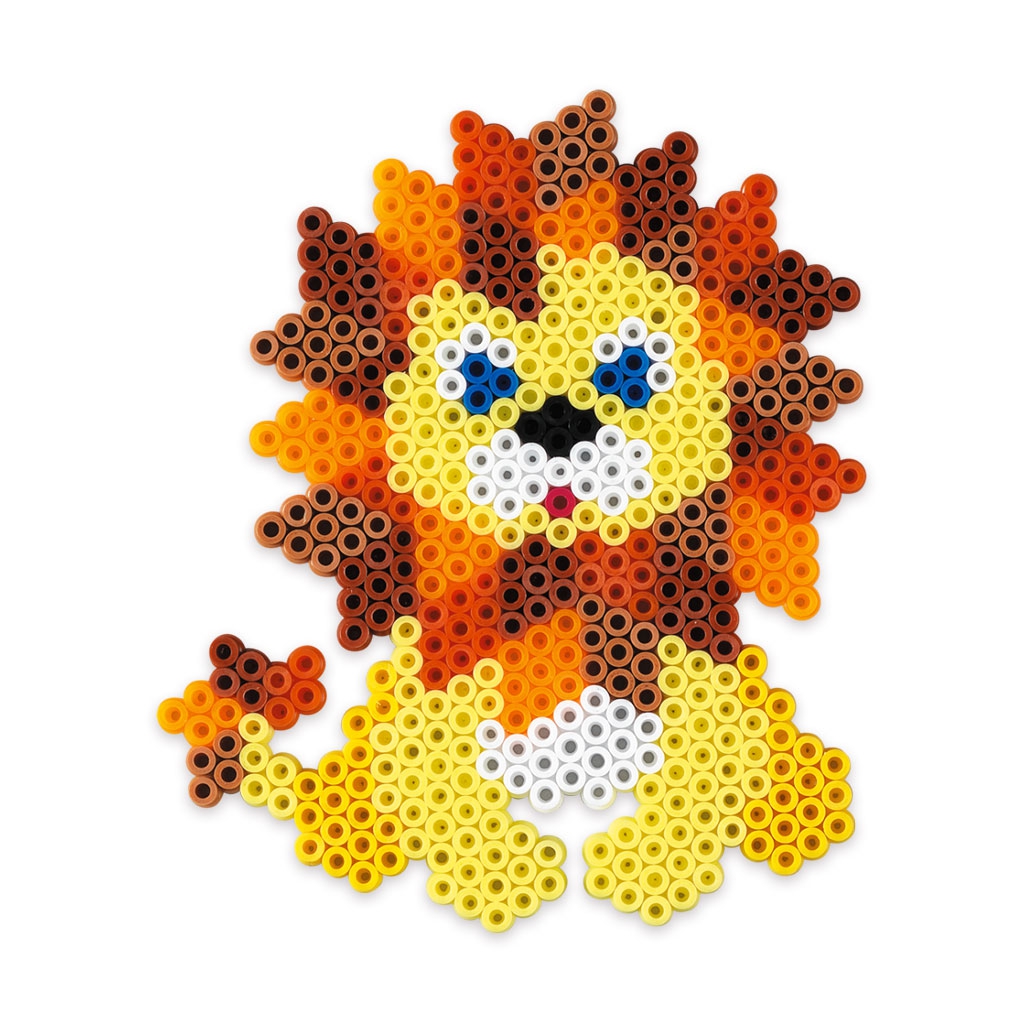 Kit animaux à facettes en perles à repasser Hama MIDI 5 mm pour en