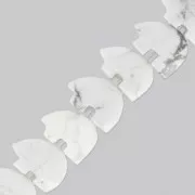 Perle Ours polaire blanc 14 mm Howlite x1