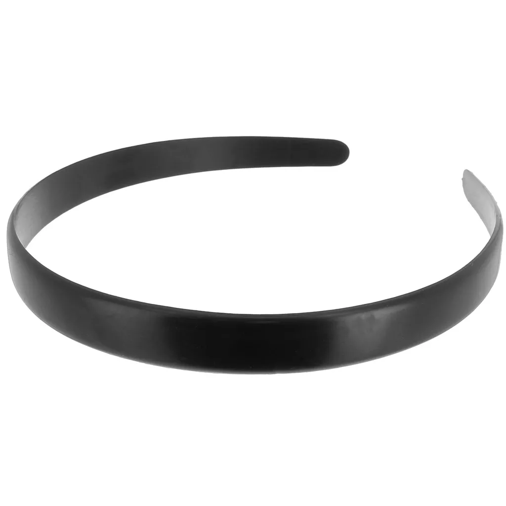 Serre-tête Noir Uni BOBEINI – 2,5 Cm De Large – Anti-glisse Avec Peigne Intégré – Pour Cheveux Tenus à L'écart Du Visage - 8