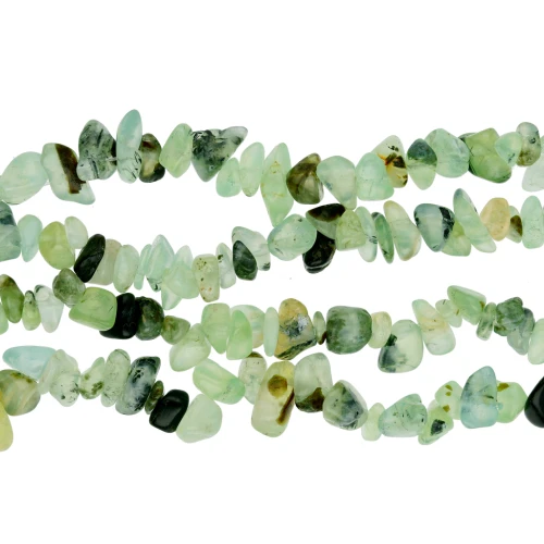 Perles chips 8 - 11 mm en pierre gemme - Quartz Rutile x76cm