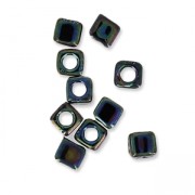 Cubes Miyuki 1.8 mm SB18-0455 - Variegated Blue Iris Metallic x10g