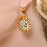 Soutache shiri velvet fabrication italienne 4 mm Rouge x1m