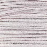 Soutache metallic fabrication italienne 2 mm Rose Poudré/argenté x1m