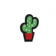 Ecusson Thermocollant Cactus 52x35 mm Rouge/Vert/Noir x1|raw }}