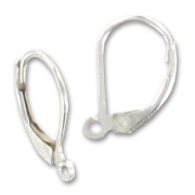 Dormeuses avec anneau fermé 16 mm en Argent 925 x2