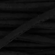 Cordon liège surpiqué 5 mm Noir x 50cm