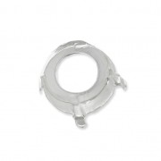 Serti griffe pour cabochon PureCrystal 1122 Rivoli 20 mm - Argenté x1