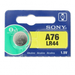Pile Sony A76 LR44 1.5V sans mercure pour montre x1