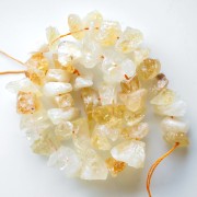 Perle brute irrégulière 12-25 mm Citrine x1