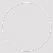 Cercle nu en métal pour attrape rêves suspension et abat-jour 35cm Blanc|raw }}