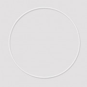 Cercle nu en métal pour attrape rêves suspension et abat-jour 22cm Blanc|raw }}