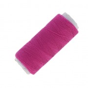 Bobine de fil imitation coton pour réaliser ses pompons Fuchsia x120m|raw }}