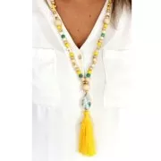 Bobine de fil imitation coton pour réaliser ses pompons Rouge x120m